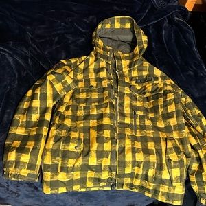 Black & Yellow Burton Ski Jacket